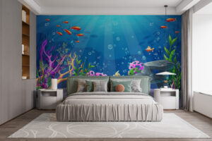 292 (37)B078 Underwater cartoon illustration