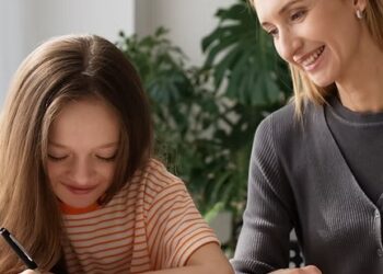 imgi 15 medium shot smiley girl teacher inside